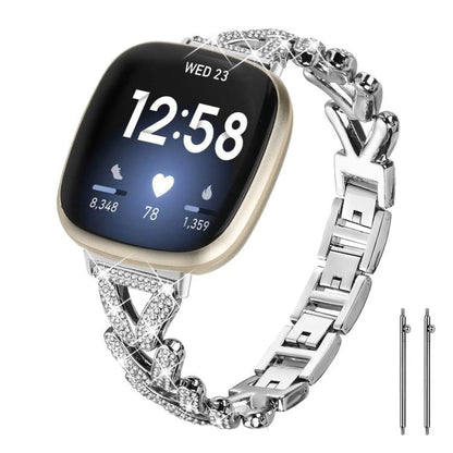 Bracelet de montre en métal à petits diamants torsadés xDfind, 20mm For COROS APEX 2 42mm / PACE 2, 20mm For Huawei Watch GT4 / GT3 / GT2, 20mm For Amazfit Bip U / Bip Lite / Bip 3 Pro, 20mm For Amazfit GTS4 Mini/3/2 /2e/2 Mini                         ...