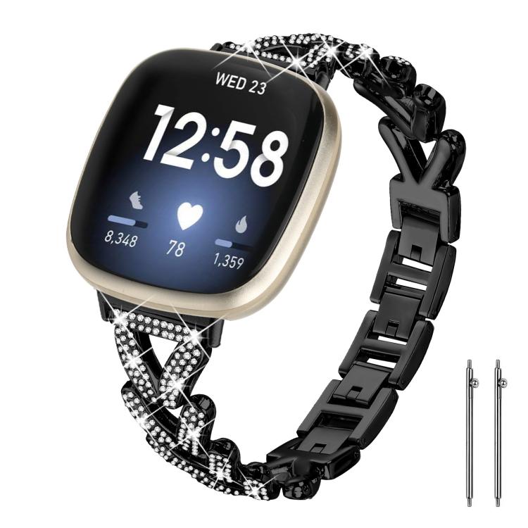 Bracelet de montre en métal à petits diamants torsadés xDfind, 20mm For COROS APEX 2 42mm / PACE 2, 20mm For Huawei Watch GT4 / GT3 / GT2, 20mm For Amazfit Bip U / Bip Lite / Bip 3 Pro, 20mm For Amazfit GTS4 Mini/3/2 /2e/2 Mini                         ...
