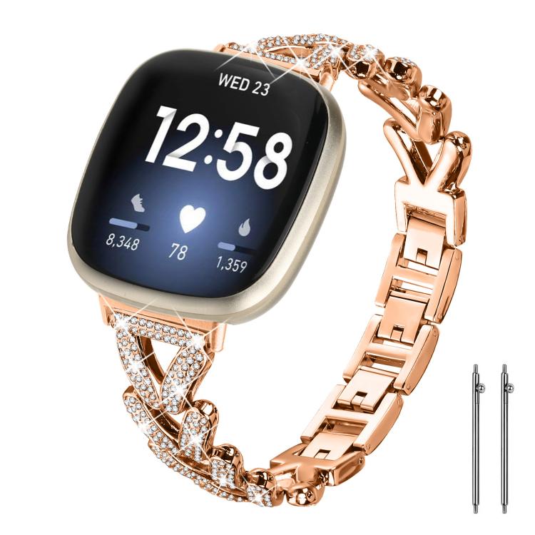 Bracelet de montre en métal à petits diamants torsadés xDfind, 20mm For COROS APEX 2 42mm / PACE 2, 20mm For Huawei Watch GT4 / GT3 / GT2, 20mm For Amazfit Bip U / Bip Lite / Bip 3 Pro, 20mm For Amazfit GTS4 Mini/3/2 /2e/2 Mini                         ...