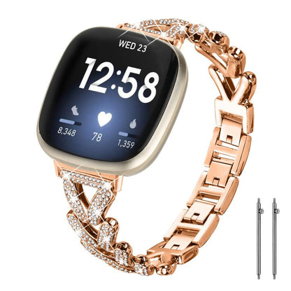 Bracelet de montre en métal à petits diamants torsadés xDfind, 20mm For COROS APEX 2 42mm / PACE 2, 20mm For Huawei Watch GT4 / GT3 / GT2, 20mm For Amazfit Bip U / Bip Lite / Bip 3 Pro, 20mm For Amazfit GTS4 Mini/3/2 /2e/2 Mini                         ...