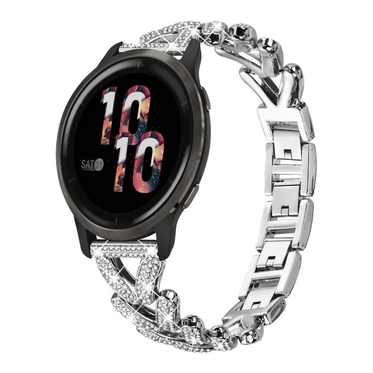 Bracelet de montre en métal à petits diamants torsadés xDfind, 20mm For COROS APEX 2 42mm / PACE 2, 20mm For Huawei Watch GT4 / GT3 / GT2, 20mm For Amazfit Bip U / Bip Lite / Bip 3 Pro, 20mm For Amazfit GTS4 Mini/3/2 /2e/2 Mini                         ...