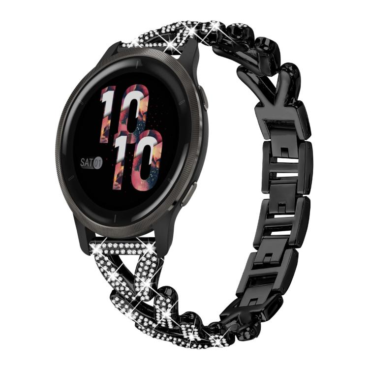 Bracelet de montre en métal à petits diamants torsadés xDfind, 20mm For COROS APEX 2 42mm / PACE 2, 20mm For Huawei Watch GT4 / GT3 / GT2, 20mm For Amazfit Bip U / Bip Lite / Bip 3 Pro, 20mm For Amazfit GTS4 Mini/3/2 /2e/2 Mini                         ...