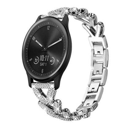 Bracelet de montre en métal à petits diamants torsadés xDfind, 20mm For COROS APEX 2 42mm / PACE 2, 20mm For Huawei Watch GT4 / GT3 / GT2, 20mm For Amazfit Bip U / Bip Lite / Bip 3 Pro, 20mm For Amazfit GTS4 Mini/3/2 /2e/2 Mini                         ...