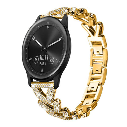 Bracelet de montre en métal à petits diamants torsadés xDfind, 20mm For COROS APEX 2 42mm / PACE 2, 20mm For Huawei Watch GT4 / GT3 / GT2, 20mm For Amazfit Bip U / Bip Lite / Bip 3 Pro, 20mm For Amazfit GTS4 Mini/3/2 /2e/2 Mini                         ...