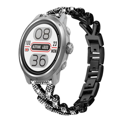 Bracelet de montre en métal à petits diamants torsadés xDfind, 20mm For COROS APEX 2 42mm / PACE 2, 20mm For Huawei Watch GT4 / GT3 / GT2, 20mm For Amazfit Bip U / Bip Lite / Bip 3 Pro, 20mm For Amazfit GTS4 Mini/3/2 /2e/2 Mini                         ...