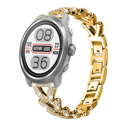 Bracelet de montre en métal à petits diamants torsadés xDfind, 20mm For COROS APEX 2 42mm / PACE 2, 20mm For Huawei Watch GT4 / GT3 / GT2, 20mm For Amazfit Bip U / Bip Lite / Bip 3 Pro, 20mm For Amazfit GTS4 Mini/3/2 /2e/2 Mini                         ...