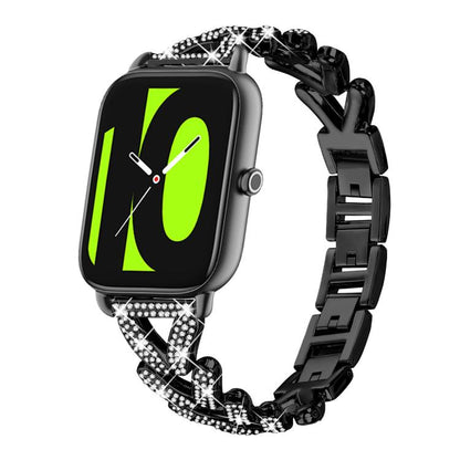 Bracelet de montre en métal à petits diamants torsadés xDfind, 20mm For COROS APEX 2 42mm / PACE 2, 20mm For Huawei Watch GT4 / GT3 / GT2, 20mm For Amazfit Bip U / Bip Lite / Bip 3 Pro, 20mm For Amazfit GTS4 Mini/3/2 /2e/2 Mini                         ...