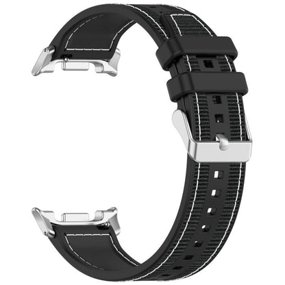 Bracelet de montre hybride en nylon tressé et silicone xDfind, For Samsung Galaxy Watch 8 / 8 Classic 22mm
