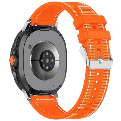 Bracelet de montre hybride en nylon tressé et silicone xDfind, For Samsung Galaxy Watch 8 / 8 Classic 22mm