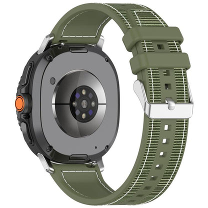 Bracelet de montre hybride en nylon tressé et silicone xDfind, For Samsung Galaxy Watch 8 / 8 Classic 22mm