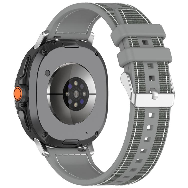 Bracelet de montre hybride en nylon tressé et silicone xDfind, For Samsung Galaxy Watch 8 / 8 Classic 22mm