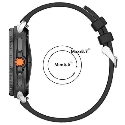 Bracelet de montre hybride en nylon tressé et silicone xDfind, For Samsung Galaxy Watch 8 / 8 Classic 22mm
