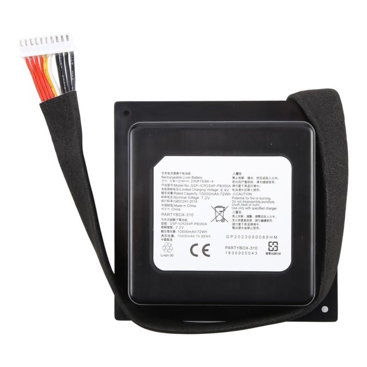 For JBL Party Box 310 GSP-ICR2S4P-PB350A 10000mAh Battery