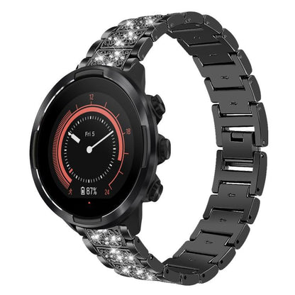Bracelet de montre en acier inoxydable xDfind Diamond Jewelry, For Suunto 9 / 9 Baro / D5 / Core / 7 22mm