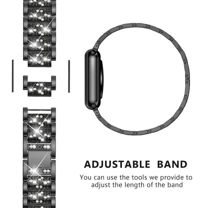xDfind Diamond Jewelry Stainless Steel Watch Band, For Fossil Q Machine Hybrid Watch 22mm