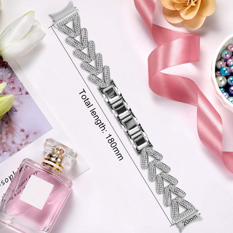 20mm xDfind Small Twist Diamond Metal Watch Band, For Samsung Galaxy Watch FE/7/6/5/4 Classic