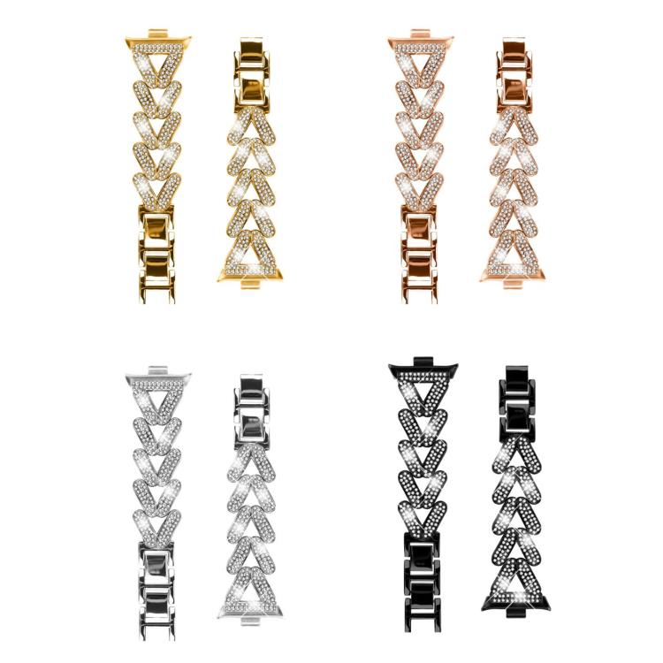 20mm xDfind Small Twist Diamond Metal Watch Band, For Xiaomi Band 9 Pro/8 Pro / Redmi Watch 6/5/4, For Redmi Watch 3 Active / Watch 3 Lite, For Redmi Watch 3