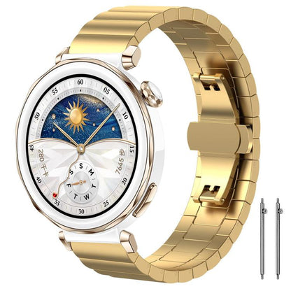Bracelet de montre xDfind en acier inoxydable massif et bambou à une perle, 18mm, 20mm, 22mm, 14mm