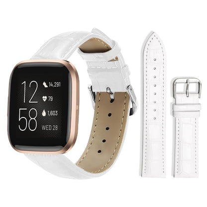 Bracelet de montre en cuir à boucle ardillon xDfind, texture bambou, For Fitbit Charge 6 / 5 18mm, For Fitbit Inspire 3 12mm, For Fitbit Versa 4 / 3 / Sense2 / 1 20mm, For Fitbit Luxe / Special Edition 12mm, For Fitbit Inspire 2 / Ace 3 14mm           ...