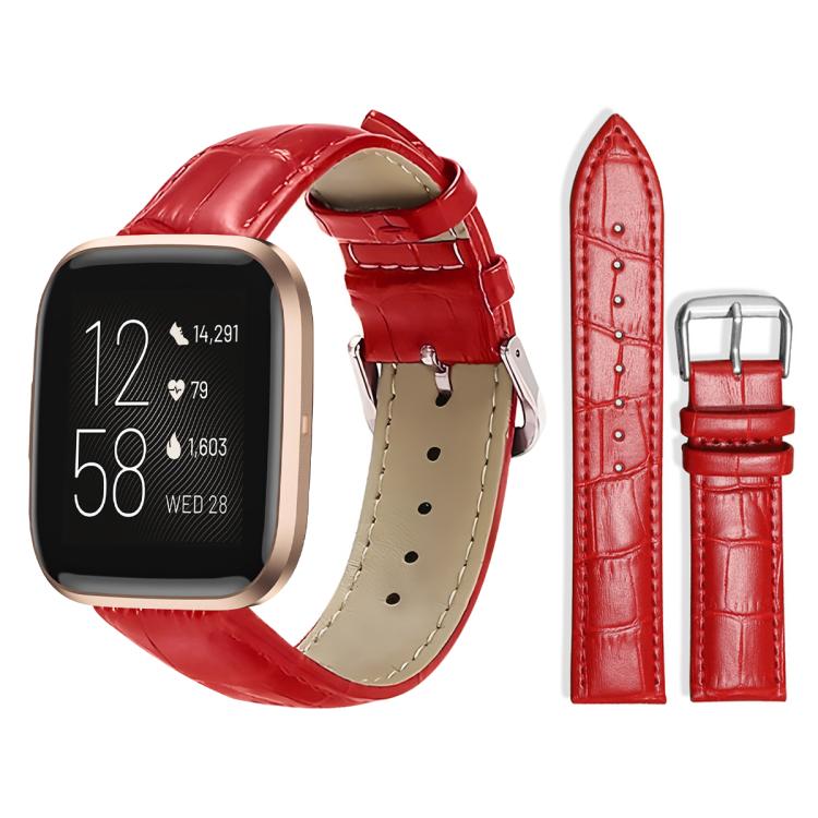 Bracelet de montre en cuir à boucle ardillon xDfind, texture bambou, For Fitbit Charge 6 / 5 18mm, For Fitbit Inspire 3 12mm, For Fitbit Versa 4 / 3 / Sense2 / 1 20mm, For Fitbit Luxe / Special Edition 12mm, For Fitbit Inspire 2 / Ace 3 14mm           ...