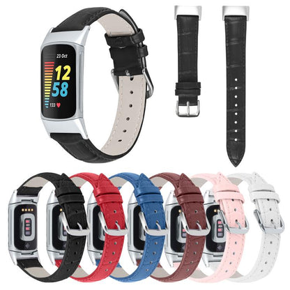 Bracelet de montre en cuir à boucle ardillon xDfind, texture bambou, For Fitbit Charge 6 / 5 18mm, For Fitbit Inspire 3 12mm, For Fitbit Versa 4 / 3 / Sense2 / 1 20mm, For Fitbit Luxe / Special Edition 12mm, For Fitbit Inspire 2 / Ace 3 14mm           ...