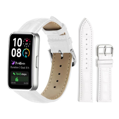 Bracelet de montre en cuir à boucle ardillon xDfind, texture bambou, For Huawei Watch Fit 5 / Fit 5 Pro 20mm, For Huawei Band 10 / 9 / 8 14mm, For Huawei Watch D2 22mm