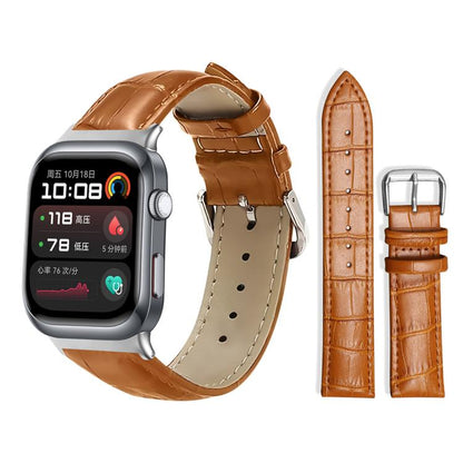 Bracelet de montre en cuir à boucle ardillon xDfind, texture bambou, For Huawei Watch Fit 5 / Fit 5 Pro 20mm, For Huawei Band 10 / 9 / 8 14mm, For Huawei Watch D2 22mm