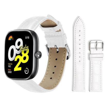 Bracelet de montre en cuir à boucle ardillon xDfind, texture bambou, For Xiaomi Band 10 Pro / 9 Pro / Redmi Watch 6, For Xiaomi Smart Band 10 / 9 / 8 / NFC 14mm, For Redmi Watch 3 Active / Lite 20mm, For Redmi Watch 3 20mm