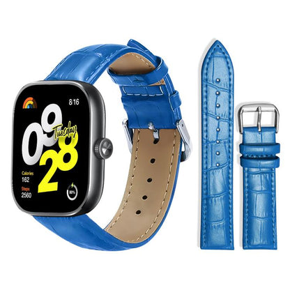 Bracelet de montre en cuir à boucle ardillon xDfind, texture bambou, For Xiaomi Band 10 Pro / 9 Pro / Redmi Watch 6, For Xiaomi Smart Band 10 / 9 / 8 / NFC 14mm, For Redmi Watch 3 Active / Lite 20mm, For Redmi Watch 3 20mm
