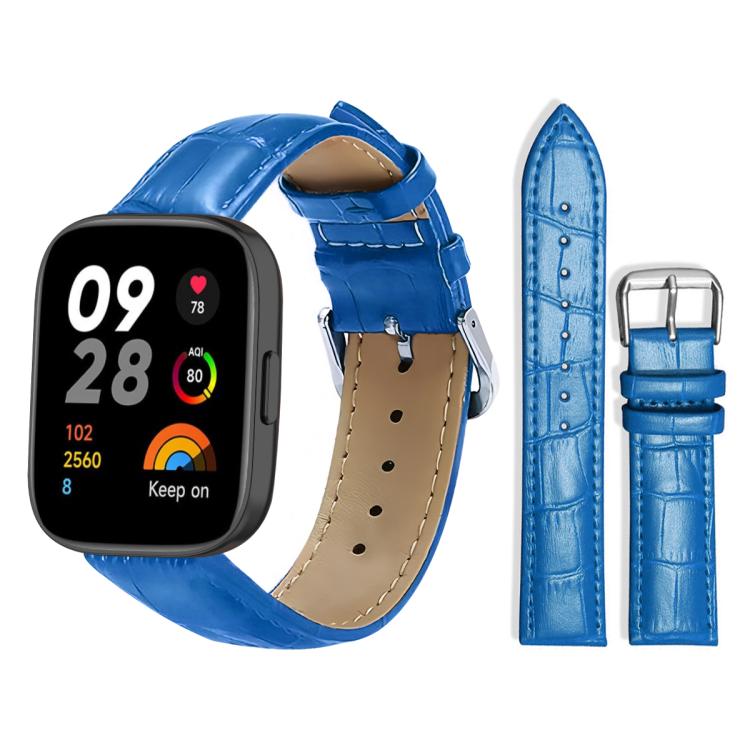 Bracelet de montre en cuir à boucle ardillon xDfind, texture bambou, For Xiaomi Band 10 Pro / 9 Pro / Redmi Watch 6, For Xiaomi Smart Band 10 / 9 / 8 / NFC 14mm, For Redmi Watch 3 Active / Lite 20mm, For Redmi Watch 3 20mm