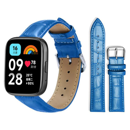 Bracelet de montre en cuir à boucle ardillon xDfind, texture bambou, For Xiaomi Band 10 Pro / 9 Pro / Redmi Watch 6, For Xiaomi Smart Band 10 / 9 / 8 / NFC 14mm, For Redmi Watch 3 Active / Lite 20mm, For Redmi Watch 3 20mm