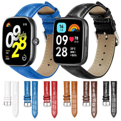 Bracelet de montre en cuir à boucle ardillon xDfind, texture bambou, For Xiaomi Band 10 Pro / 9 Pro / Redmi Watch 6, For Xiaomi Smart Band 10 / 9 / 8 / NFC 14mm, For Redmi Watch 3 Active / Lite 20mm, For Redmi Watch 3 20mm