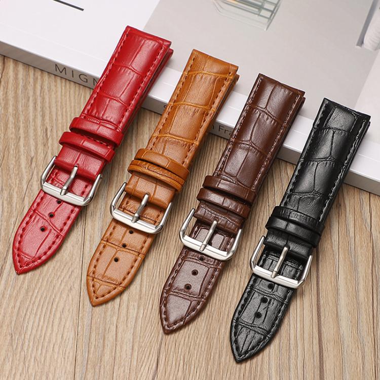 Bracelet de montre en cuir à boucle ardillon xDfind, texture bambou, For Xiaomi Band 10 Pro / 9 Pro / Redmi Watch 6, For Xiaomi Smart Band 10 / 9 / 8 / NFC 14mm, For Redmi Watch 3 Active / Lite 20mm, For Redmi Watch 3 20mm