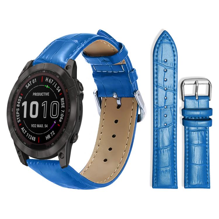 Bracelet de montre en cuir à boucle ardillon xDfind, texture bambou, For Garmin Fenix 8/7X/6X/5X 26mm 22mm, For Garmin Fenix 8/7/6/5 22mm 20mm, For Garmin Fenix 8/7S/6S/5S 20mm 18mm, For Garmin Forerunner 45/45S/Swim2 18mm                              ...