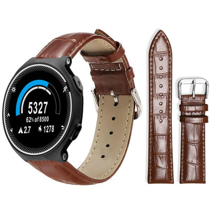 Bracelet de montre en cuir à boucle ardillon xDfind, texture bambou, For Garmin Fenix 8/7X/6X/5X 26mm 22mm, For Garmin Fenix 8/7/6/5 22mm 20mm, For Garmin Fenix 8/7S/6S/5S 20mm 18mm, For Garmin Forerunner 45/45S/Swim2 18mm                              ...