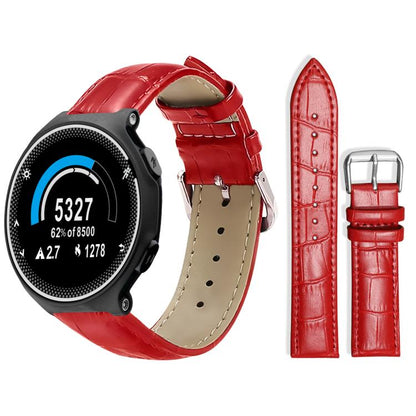Bracelet de montre en cuir à boucle ardillon xDfind, texture bambou, For Garmin Fenix 8/7X/6X/5X 26mm 22mm, For Garmin Fenix 8/7/6/5 22mm 20mm, For Garmin Fenix 8/7S/6S/5S 20mm 18mm, For Garmin Forerunner 45/45S/Swim2 18mm                              ...