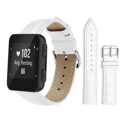 Bracelet de montre en cuir à boucle ardillon xDfind, texture bambou, For Garmin Fenix 8/7X/6X/5X 26mm 22mm, For Garmin Fenix 8/7/6/5 22mm 20mm, For Garmin Fenix 8/7S/6S/5S 20mm 18mm, For Garmin Forerunner 45/45S/Swim2 18mm                              ...