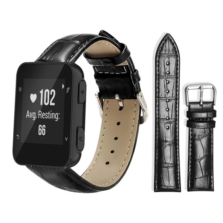 Bracelet de montre en cuir à boucle ardillon xDfind, texture bambou, For Garmin Fenix 8/7X/6X/5X 26mm 22mm, For Garmin Fenix 8/7/6/5 22mm 20mm, For Garmin Fenix 8/7S/6S/5S 20mm 18mm, For Garmin Forerunner 45/45S/Swim2 18mm                              ...