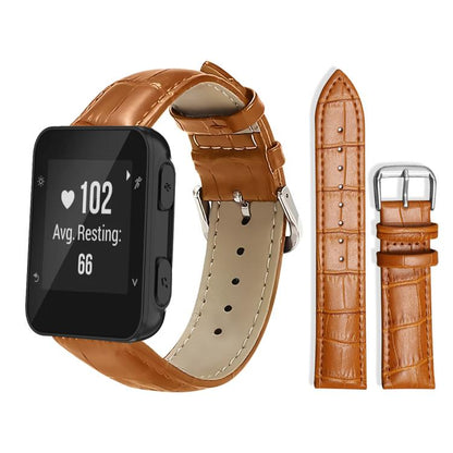 Bracelet de montre en cuir à boucle ardillon xDfind, texture bambou, For Garmin Fenix 8/7X/6X/5X 26mm 22mm, For Garmin Fenix 8/7/6/5 22mm 20mm, For Garmin Fenix 8/7S/6S/5S 20mm 18mm, For Garmin Forerunner 45/45S/Swim2 18mm                              ...