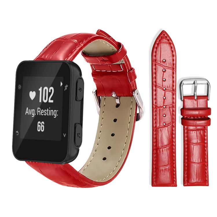 Bracelet de montre en cuir à boucle ardillon xDfind, texture bambou, For Garmin Fenix 8/7X/6X/5X 26mm 22mm, For Garmin Fenix 8/7/6/5 22mm 20mm, For Garmin Fenix 8/7S/6S/5S 20mm 18mm, For Garmin Forerunner 45/45S/Swim2 18mm                              ...