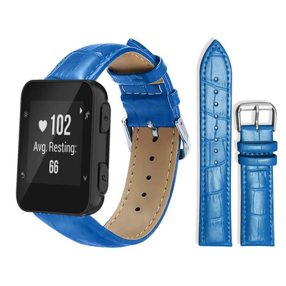 Bracelet de montre en cuir à boucle ardillon xDfind, texture bambou, For Garmin Fenix 8/7X/6X/5X 26mm 22mm, For Garmin Fenix 8/7/6/5 22mm 20mm, For Garmin Fenix 8/7S/6S/5S 20mm 18mm, For Garmin Forerunner 45/45S/Swim2 18mm                              ...