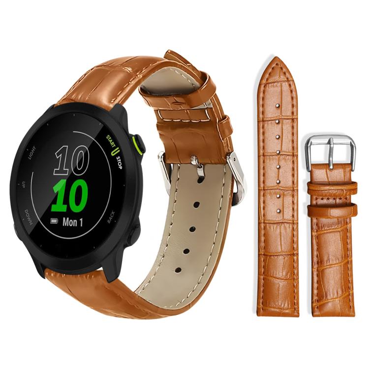 Bracelet de montre en cuir à boucle ardillon xDfind, texture bambou, For Garmin Fenix 8/7X/6X/5X 26mm 22mm, For Garmin Fenix 8/7/6/5 22mm 20mm, For Garmin Fenix 8/7S/6S/5S 20mm 18mm, For Garmin Forerunner 45/45S/Swim2 18mm                              ...