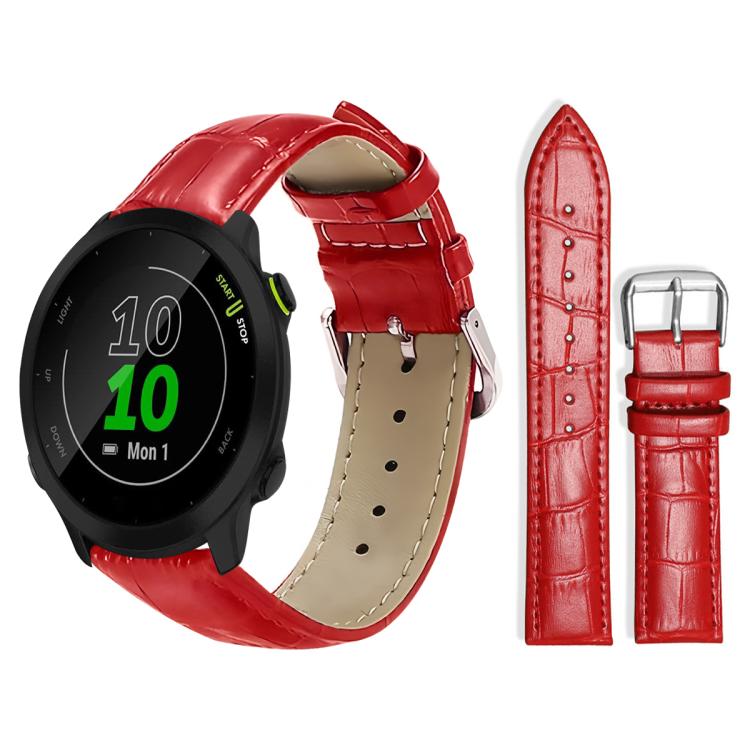 Bracelet de montre en cuir à boucle ardillon xDfind, texture bambou, For Garmin Fenix 8/7X/6X/5X 26mm 22mm, For Garmin Fenix 8/7/6/5 22mm 20mm, For Garmin Fenix 8/7S/6S/5S 20mm 18mm, For Garmin Forerunner 45/45S/Swim2 18mm                              ...