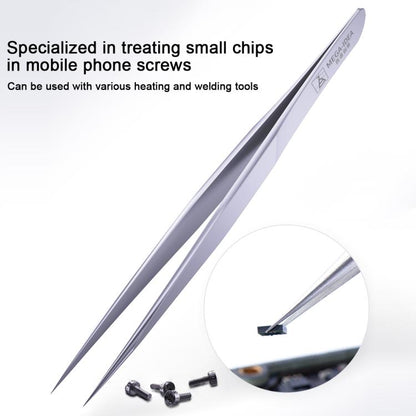 MEGA-IEDA High Hard Non-magnetic Stainless Steel Repair Tweezers