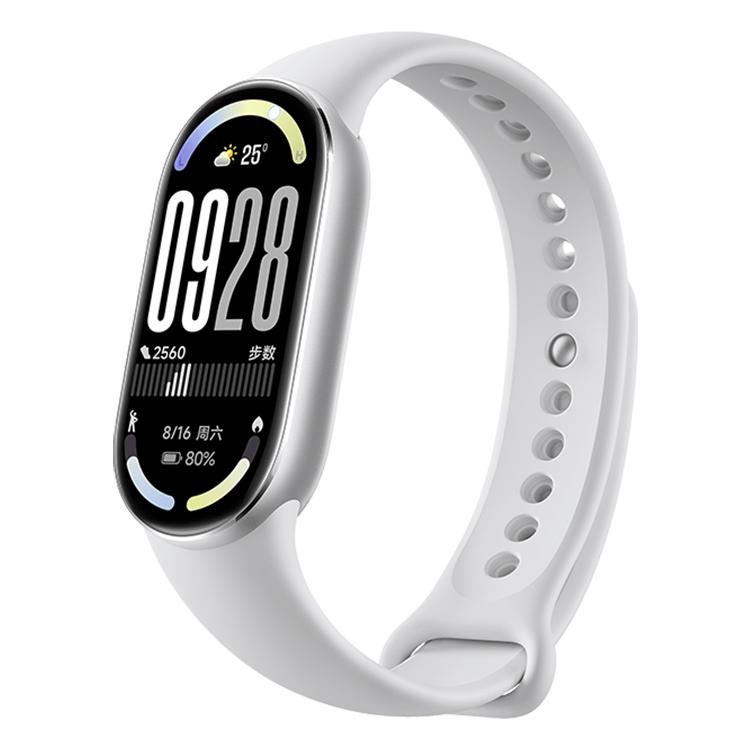Bracelet connecté Xiaomi Smart Band 10 d'origine, écran AMOLED de 1,72 pouce, étanche jusqu'à 5 ATM, compatible avec la mesure de l'oxygène sanguin et de la fréquence cardiaque., Smart Band 10 Black, Smart Band 10 Silver, Smart Band 10 Pink Gold