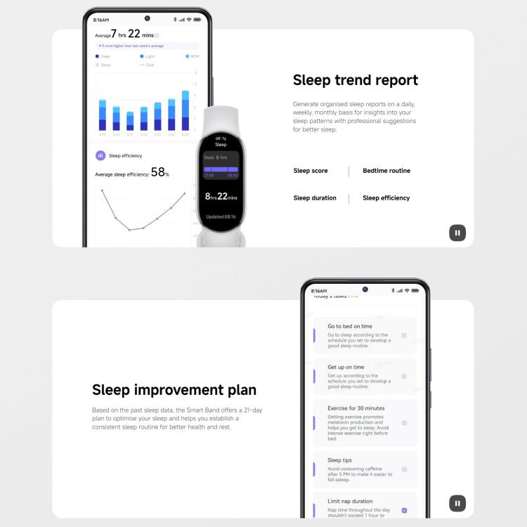 Bracelet connecté Xiaomi Smart Band 10 d'origine, écran AMOLED de 1,72 pouce, étanche jusqu'à 5 ATM, compatible avec la mesure de l'oxygène sanguin et de la fréquence cardiaque., Smart Band 10 Black