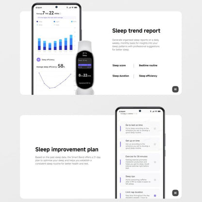 Bracelet connecté Xiaomi Smart Band 10 d'origine, écran AMOLED de 1,72 pouce, étanche jusqu'à 5 ATM, compatible avec la mesure de l'oxygène sanguin et de la fréquence cardiaque., Smart Band 10 Black