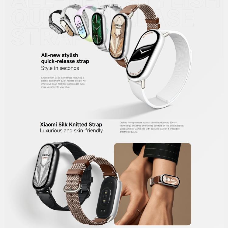 Bracelet connecté Xiaomi Smart Band 10 d'origine, écran AMOLED de 1,72 pouce, étanche jusqu'à 5 ATM, compatible avec la mesure de l'oxygène sanguin et de la fréquence cardiaque., Smart Band 10 Black