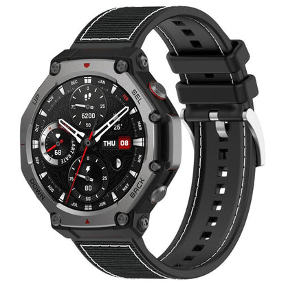 Bracelet de montre hybride en nylon tressé et silicone xDfind, For Amazfit T-Rex 3 22mm