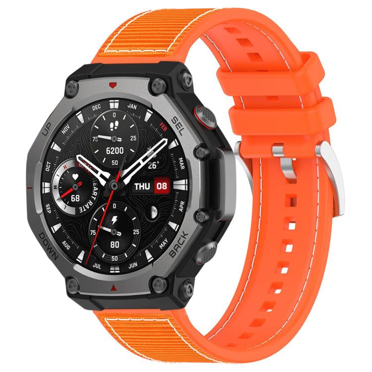 Bracelet de montre hybride en nylon tressé et silicone xDfind, For Amazfit T-Rex 3 22mm